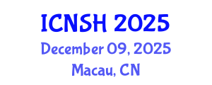 International Conference on Nursing Science and Healthcare (ICNSH) December 09, 2025 - Macau, China