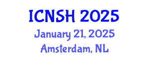 International Conference on Nursing Science and Healthcare (ICNSH) January 21, 2025 - Amsterdam, Netherlands