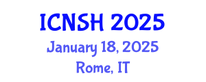 International Conference on Nursing Science and Healthcare (ICNSH) January 18, 2025 - Rome, Italy