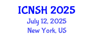 International Conference on Nursing Science and Healthcare (ICNSH) July 12, 2025 - New York, United States