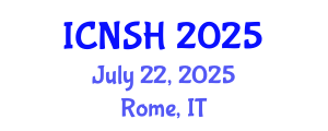 International Conference on Nursing Science and Healthcare (ICNSH) July 22, 2025 - Rome, Italy
