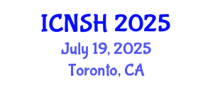 International Conference on Nursing Science and Healthcare (ICNSH) July 19, 2025 - Toronto, Canada