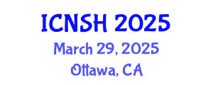 International Conference on Nursing Science and Healthcare (ICNSH) March 29, 2025 - Ottawa, Canada
