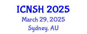 International Conference on Nursing Science and Healthcare (ICNSH) March 29, 2025 - Sydney, Australia