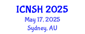 International Conference on Nursing Science and Healthcare (ICNSH) May 17, 2025 - Sydney, Australia