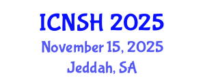 International Conference on Nursing Science and Healthcare (ICNSH) November 15, 2025 - Jeddah, Saudi Arabia