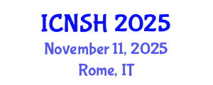 International Conference on Nursing Science and Healthcare (ICNSH) November 11, 2025 - Rome, Italy