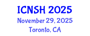 International Conference on Nursing Science and Healthcare (ICNSH) November 29, 2025 - Toronto, Canada