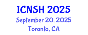 International Conference on Nursing Science and Healthcare (ICNSH) September 20, 2025 - Toronto, Canada