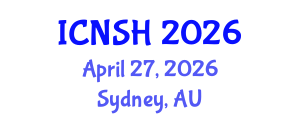 International Conference on Nursing Science and Healthcare (ICNSH) April 27, 2026 - Sydney, Australia International Conference on Nursing Science and Healthcare (ICNSH) April 27, 2026 - Sydney, Australia