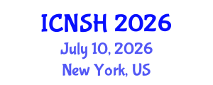 International Conference on Nursing Science and Healthcare (ICNSH) July 10, 2026 - New York, United States International Conference on Nursing Science and Healthcare (ICNSH) July 10, 2026 - New York, United States