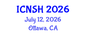 International Conference on Nursing Science and Healthcare (ICNSH) July 12, 2026 - Ottawa, Canada