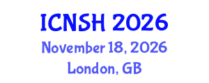 International Conference on Nursing Science and Healthcare (ICNSH) November 18, 2026 - London, United Kingdom International Conference on Nursing Science and Healthcare (ICNSH) November 18, 2026 - London, United Kingdom