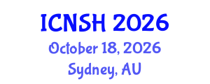 International Conference on Nursing Science and Healthcare (ICNSH) October 18, 2026 - Sydney, Australia International Conference on Nursing Science and Healthcare (ICNSH) October 18, 2026 - Sydney, Australia