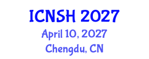 International Conference on Nursing Science and Healthcare (ICNSH) April 10, 2027 - Chengdu, China International Conference on Nursing Science and Healthcare (ICNSH) April 10, 2027 - Chengdu, China
