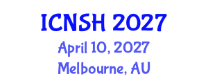 International Conference on Nursing Science and Healthcare (ICNSH) April 10, 2027 - Melbourne, Australia International Conference on Nursing Science and Healthcare (ICNSH) April 10, 2027 - Melbourne, Australia
