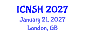 International Conference on Nursing Science and Healthcare (ICNSH) January 21, 2027 - London, United Kingdom International Conference on Nursing Science and Healthcare (ICNSH) January 21, 2027 - London, United Kingdom