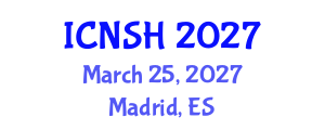 International Conference on Nursing Science and Healthcare (ICNSH) March 25, 2027 - Madrid, Spain International Conference on Nursing Science and Healthcare (ICNSH) March 25, 2027 - Madrid, Spain