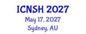 International Conference on Nursing Science and Healthcare (ICNSH) May 17, 2027 - Sydney, Australia International Conference on Nursing Science and Healthcare (ICNSH) May 17, 2027 - Sydney, Australia