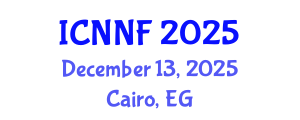 International Conference on Nutraceuticals, Nutrition and Foods (ICNNF) December 13, 2025 - Cairo, Egypt