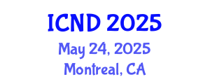International Conference on Nutrition and Dietetics (ICND) May 24, 2025 - Montreal, Canada