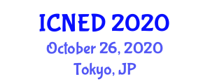 International Conference on Nutrition and Eating Disorders (ICNED) October 26, 2020 - Tokyo, Japan
