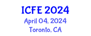 International Conference on Nutrition and Food Engineering (ICFE) April 04, 2024 - Toronto, Canada