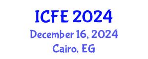 International Conference on Nutrition and Food Engineering (ICFE) December 16, 2024 - Cairo, Egypt
