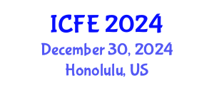 International Conference on Nutrition and Food Engineering (ICFE) December 30, 2024 - Honolulu, United States