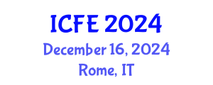 International Conference on Nutrition and Food Engineering (ICFE) December 16, 2024 - Rome, Italy