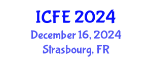 International Conference on Nutrition and Food Engineering (ICFE) December 16, 2024 - Strasbourg, France
