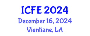 International Conference on Nutrition and Food Engineering (ICFE) December 16, 2024 - Vientiane, Laos