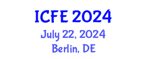 International Conference on Nutrition and Food Engineering (ICFE) July 22, 2024 - Berlin, Germany