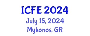 International Conference on Nutrition and Food Engineering (ICFE) July 15, 2024 - Mykonos, Greece