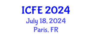 International Conference on Nutrition and Food Engineering (ICFE) July 18, 2024 - Paris, France