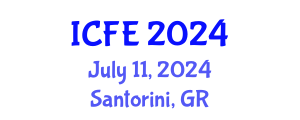 International Conference on Nutrition and Food Engineering (ICFE) July 11, 2024 - Santorini, Greece