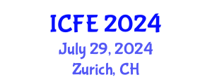 International Conference on Nutrition and Food Engineering (ICFE) July 29, 2024 - Zurich, Switzerland