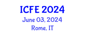 International Conference on Nutrition and Food Engineering (ICFE) June 03, 2024 - Rome, Italy
