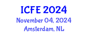 International Conference on Nutrition and Food Engineering (ICFE) November 04, 2024 - Amsterdam, Netherlands