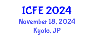 International Conference on Nutrition and Food Engineering (ICFE) November 18, 2024 - Kyoto, Japan