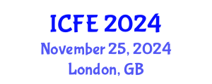 International Conference on Nutrition and Food Engineering (ICFE) November 25, 2024 - London, United Kingdom