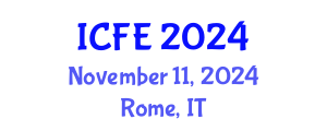 International Conference on Nutrition and Food Engineering (ICFE) November 11, 2024 - Rome, Italy