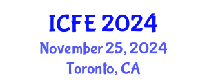 International Conference on Nutrition and Food Engineering (ICFE) November 25, 2024 - Toronto, Canada