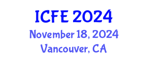 International Conference on Nutrition and Food Engineering (ICFE) November 18, 2024 - Vancouver, Canada