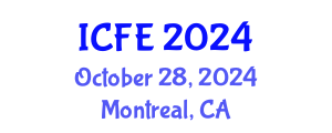 International Conference on Nutrition and Food Engineering (ICFE) October 28, 2024 - Montreal, Canada