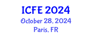 International Conference on Nutrition and Food Engineering (ICFE) October 28, 2024 - Paris, France