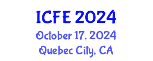 International Conference on Nutrition and Food Engineering (ICFE) October 17, 2024 - Quebec City, Canada