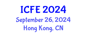 International Conference on Nutrition and Food Engineering (ICFE) September 26, 2024 - Hong Kong, China