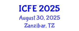 International Conference on Nutrition and Food Engineering (ICFE) August 30, 2025 - Zanzibar, Tanzania