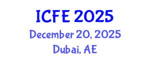 International Conference on Nutrition and Food Engineering (ICFE) December 20, 2025 - Dubai, United Arab Emirates